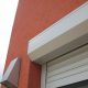 Detail předokenní rolety na balkónu